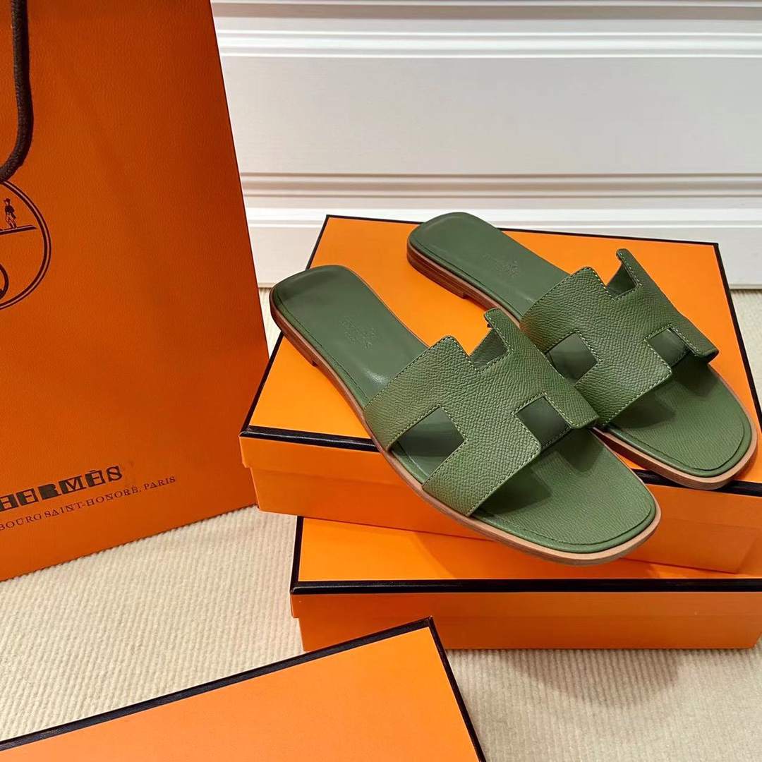 에르메스 올수공 오란 슬리퍼 샌들 앱송 40